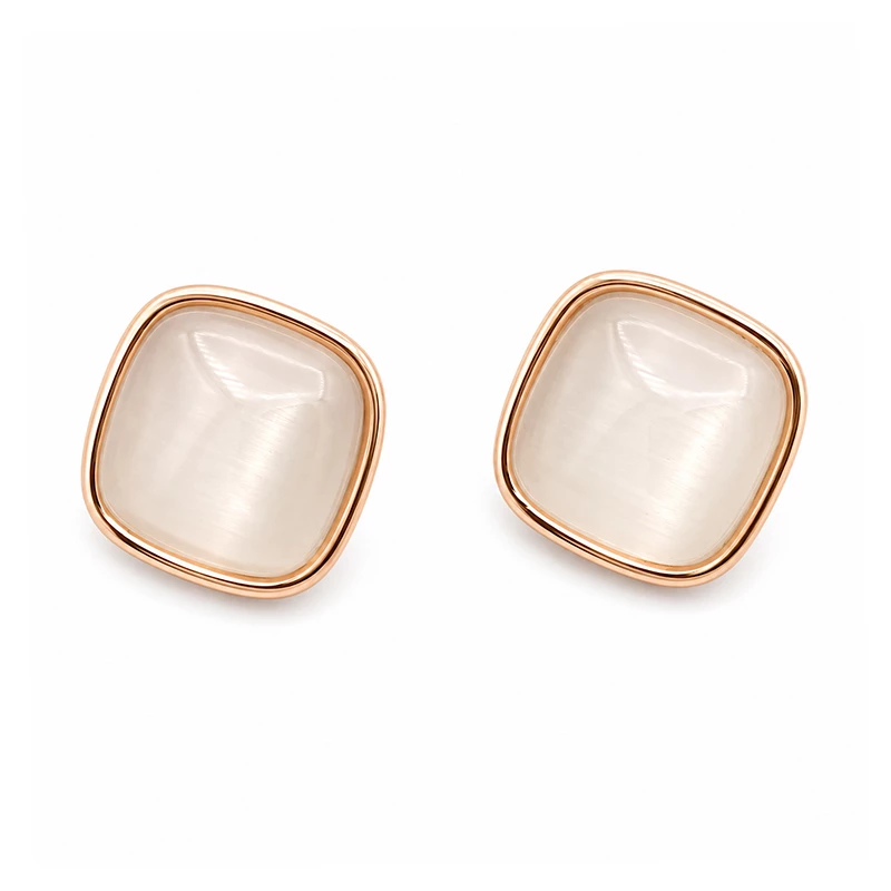 parsa-quartz-earrings-1 گوشواره پارسا کلیو سنگ کوارتز طبیعی ساخت تایلند با رنگ ثابت و ضد حساسیت نمای اصلی