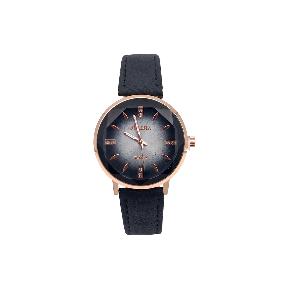 oulijia-leather-womens-watch.webp نمای نزدیک ساعت چرمی زنانه OULIJIA